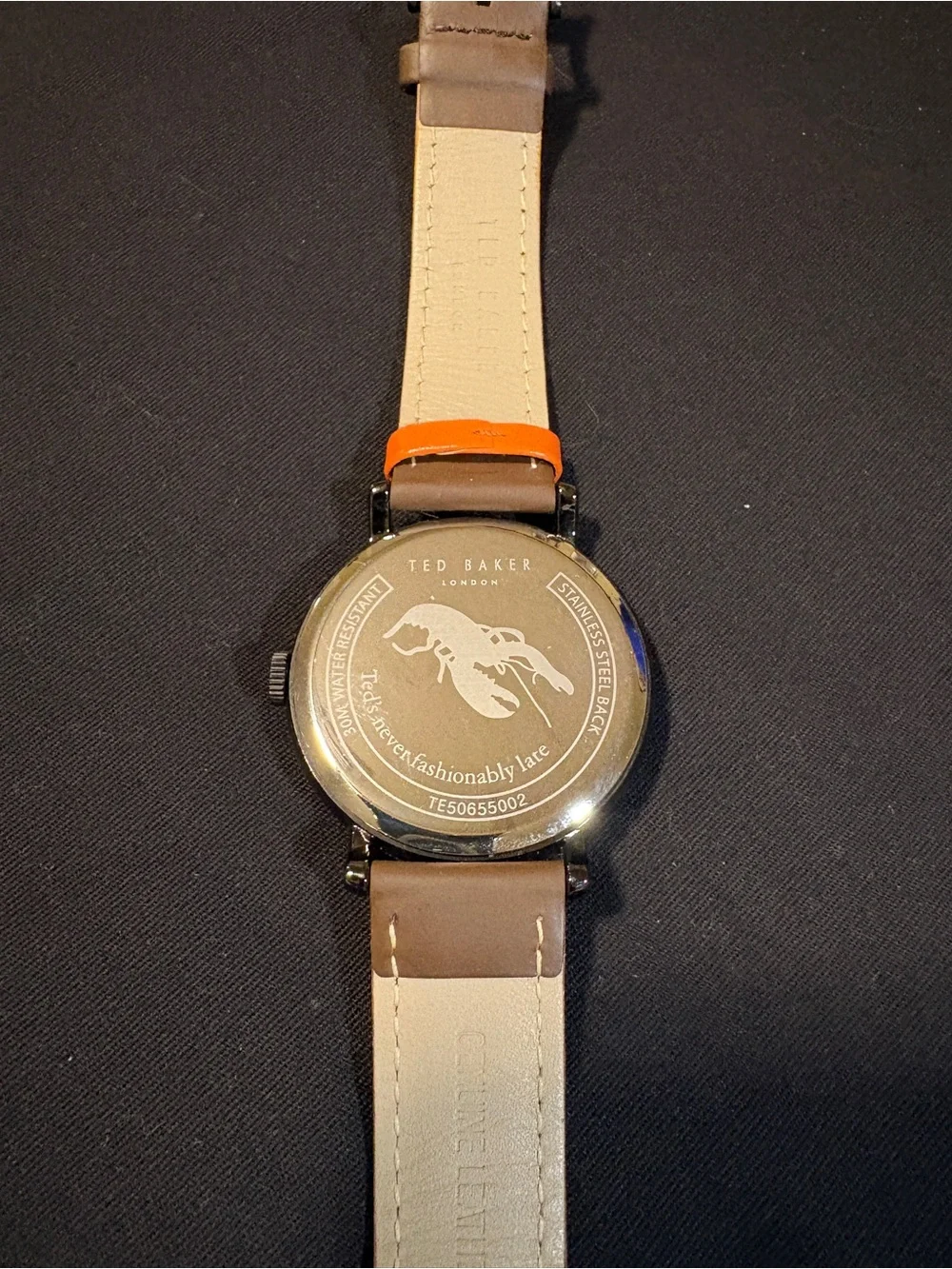 Ted Baker Brown Dial Brown Leather Strap Men's Watch